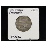1513 Batzen From  Austria Silver