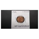 1986 Lincoln Cent Off Center Strike