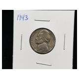 1943 Silver Jefferson Nickel
