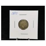 1897 Barber Dime