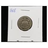 1868 Shield Nickel