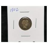 1902 Barber Dime