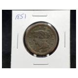 1851 Large Cent