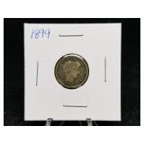1899 Barber Dime