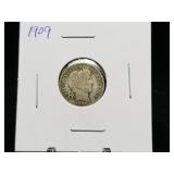 1909 Barber Dime
