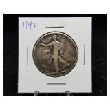 1943 Walking Liberty Half Dollar
