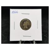 1866 3 Cent Nickel Might be 1886
