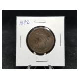 1842 Large Cent