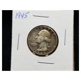 1945 Washington Quarter