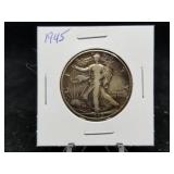 1945 Walking Liberty Half Dollar