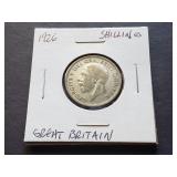1926 Shilling from Great Britain 50% Silver