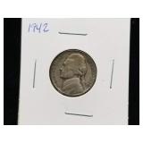 1942 Silver Jefferson Nickel