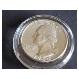 1964 D Washington Quarter High Grade