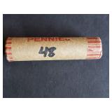 Roll of 1948 Lincoln Wheat Cents