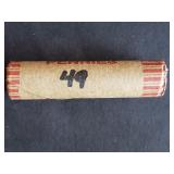 Roll of 1949 Lincoln Wheat Cents