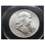 1960 D Franklin Half Dollar High Grade