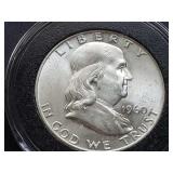 1960 D Franklin Half Dollar High Grade
