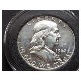 1962 Franklin Half Dollar High Grade