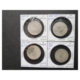4 2 Reales From Mexico 90.30% Silver