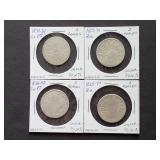 4 2 Reales 90.30% Silver From Mexico
