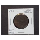 1787 New Jersey Post Colonial Coin