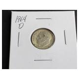1964 D Roosevelt Dime