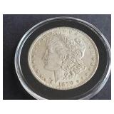 1879 O Morgan Silver Dollar