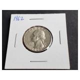 1962 Washington Quarter