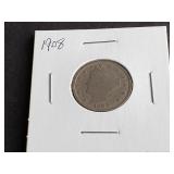 1908 V Nickel