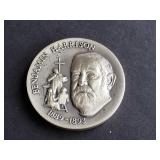 Benjamin Harrison .925 Silver 1.21 Ounces
