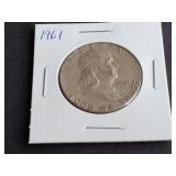 1961 Franklin Half Dollar
