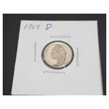 1964 D Roosevelt Dime