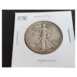 1938 Walking Liberty Half Dollar