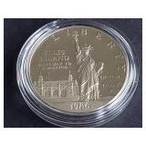 1986 S Ellis Island Comm. Silver Dollar Proof