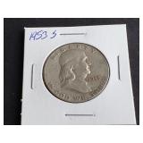 1953 S Franklin Half Dollar