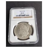 1879 O  Morgan Silver Dollar NGC MS62