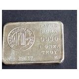 Banco de Minero Peru 1 Ounce .999 Silver #39617