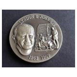Lyndon B Johnson .925 Silver 1.23 Ounces