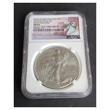 2016 (W) Silver Eagle NGC Early Releases MS69