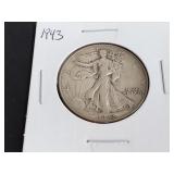 1943 Walking Liberty Half Dollar