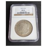 1879 S Morgan Silver Dollar NGC MS62