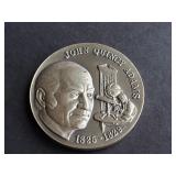 John Quincy Adams  .925 Silver 1.23 Ounces