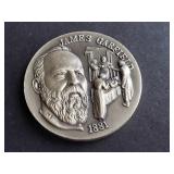 James Garfield .925 Silver 1.22 Ounces