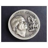 Andrew Johnson .925 Silver 1.23 Ounces