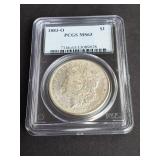 1883 O Morgan Silver Dollar PCGS MS63