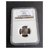 1965 SMS Roosevelt Dime NGC MS68