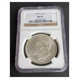 1890 S Morgan Silver Dollar NGC MS62