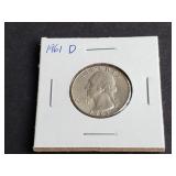 1961 D Washington Quarter