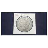 1881 S Morgan Silver Dollar