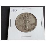1943 Walking Liberty Half Dollar